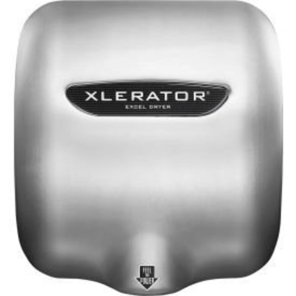 Excel Dryer Xlerator Automatic Hand Dryer, Brushed Stainless Steel, 208277V 604166
